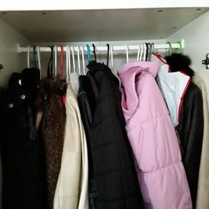 Winter Coats and Fur vests size small